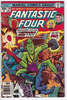 Buy Marvel Fantastic Four Series 1 Issue #176 Comic 1976 The Impossible Man Is Back • 2.39£