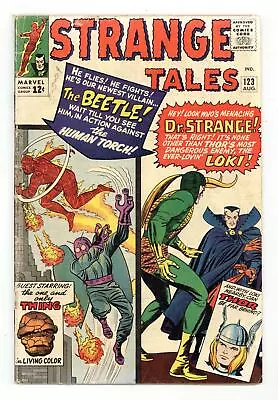 Buy Strange Tales #123 GD+ 2.5 1964 • 37.80£