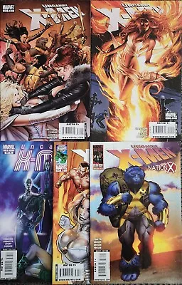 Buy Uncanny X-Men #510, 511, 512, 515, 519 Marvel Comic Book Lot Fraction Greg Land • 21.23£