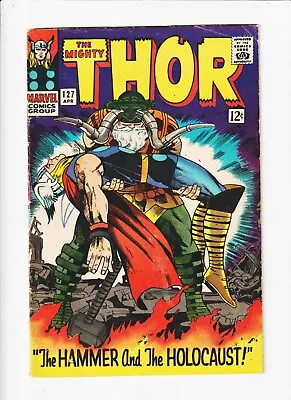 Buy Thor #127   Marvel Comic  Key Jack Kirby  1st Pluto! Hammer And HolocCAUST • 36.16£