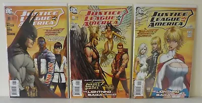 Buy Justice League Of America #8 #9 #10 Michael Turner Connecting Covers VFN (2007) • 10£