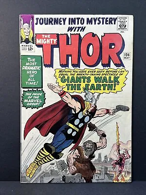 Buy Thor Journey Into Mystery #104 1964 Marvel Comics 2nd Enchantress FN 6.0 • 119.14£