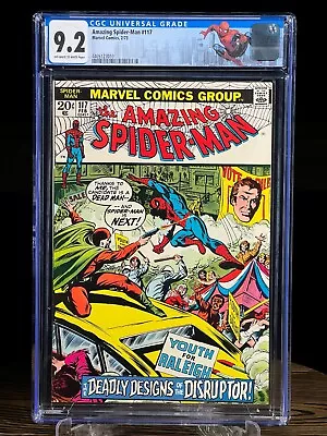 Buy AMAZING SPIDER-MAN #117 CGC 9.2 1973 Gwen Stacy Smasher Harry Osborne • 115.93£