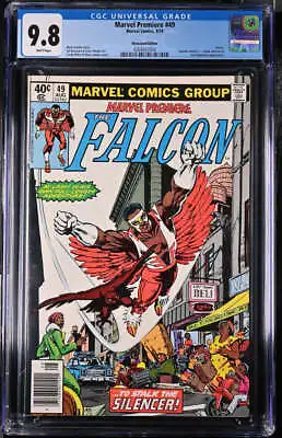Buy Marvel Premiere #49 Cgc 9.8 White Pages // Newsstand Falcon Story Marvel 1979 • 260.80£