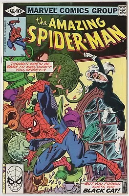 Buy Amazing Spider-man #204 Nm- Marvel Comics 1980 Early Black Cat - High-res Scans • 15.80£