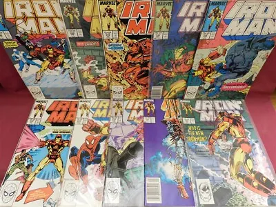 Buy Iron Man 231 232 233 234 235 236 237 238 239 240 Marvel Comic Run 1988 Vf+ • 15.83£