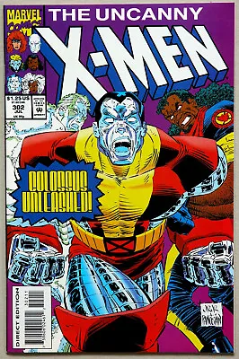 Buy Uncanny X-Men #302 Vol 1 - Marvel Comics - Scott Lobdell - John Romita Jr • 4.95£
