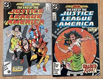 Buy 2 X Justice League Of America # 258 Jan 1987,  # 259 Feb 1987 Fine Condition • 4.99£