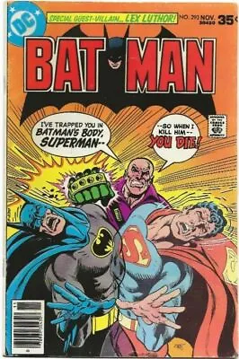 Buy Batman #293 (1977) Vintage  Where Were You The Night Batman Was Killed?  Part 3 • 15.99£