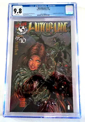 Buy WITCHBLADE #10 CGC 9.8 TOP COW COMICS 1996 1st APPEARANCE THE DARKNESS SILVESTRI • 112.81£