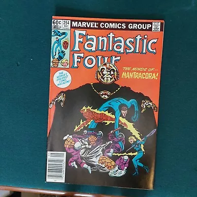 Buy Fantastic Four #254 Newsstand Mantracora 1961 Series Marvel Silver Age • 5.51£