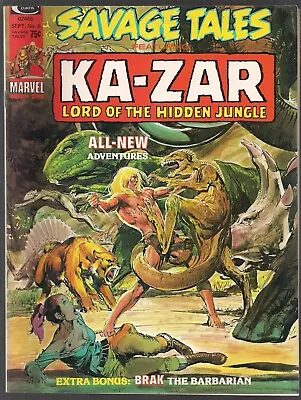 Buy Savage Tales Featuring Ka-zar #6 Marvel 1974 Brak Jann Of The Jungle & More Vfnm • 20.58£