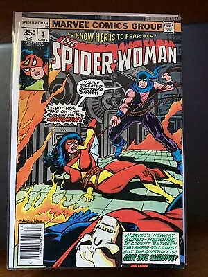 Buy Spider-Woman #4 (1978) - App. Jessica Drew, Hangman - Vintage Marvel • 9.46£