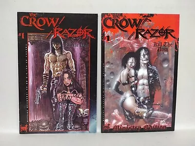Buy Crow Razor Kill The Pain #1 (1999) London Night Studios Comic Set O'Barr Powell • 11.98£