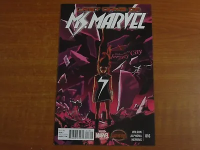 Buy Marvel Comics  MS. MARVEL #16  August 2015  1st Meeting With Carol Danvers • 19.99£