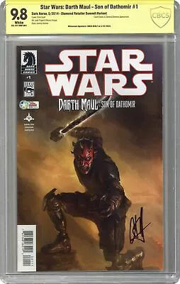 Buy Star Wars Darth Maul Son Of Dathomir 1DIAMOND CBCS 9.8 SS Scalf 2014 • 324.15£