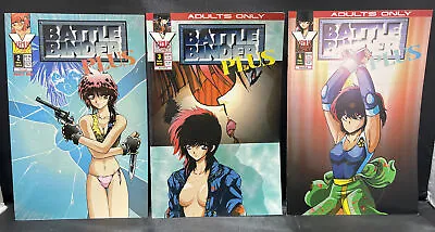 Buy Battle Binder Plus #2-4 Venus Comics Manga Rare HTF 1994-1995 Lot • 22.38£
