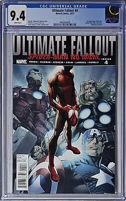 Buy Ultimate Fallout #4 CGC 9.4 Marvel 2011 1st Print 1st Appearance Miles Morales • 361.93£