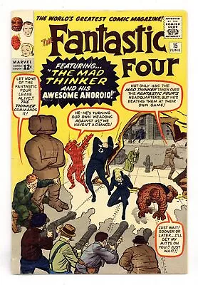 Buy Fantastic Four #15 VG 4.0 1963 • 282.39£