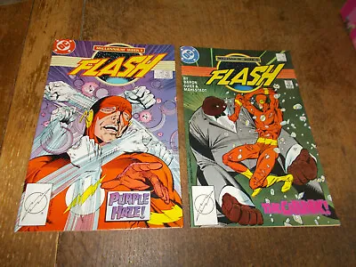 Buy Flash #8 & #9 - Millennium Cross-over - DC 1987 VFN Or Better • 9.99£