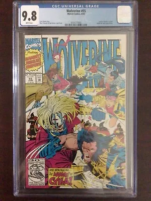 Buy CGC 9.8 Wolverine 55 X-Men White Pages • 59.96£