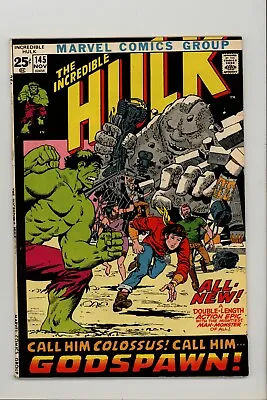 Buy Incredible Hulk 145 VF Trimpe And Severin Art 1971 • 27.64£