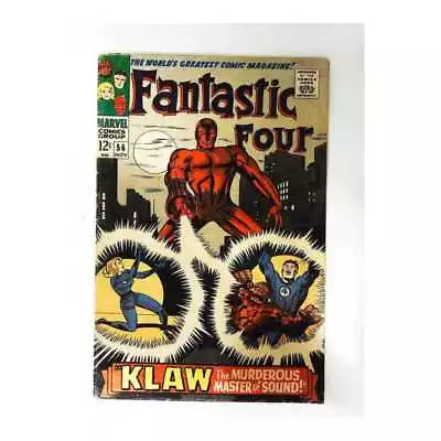 Buy Fantastic Four (1961 Series) #56 In Very Good Minus Condition. Marvel Comics [m, • 32.44£