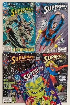 Buy Action Comics #671 To #675. (DC 1991) 5 X VF & NM Condition Issues. • 14.21£