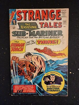 Buy Strange Tales #125 (Marvel Comics 1964) VG Jack Kirby • 40.18£