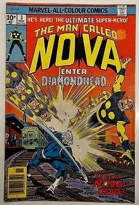 Buy Nova Key Issue 3 Bronze Age Marvel Comic Book 1st Diamondhead Higher Grade VG • 0.99£