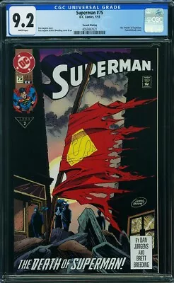 Buy SUPERMAN V1987 #75 CGC 9.2 • 135£