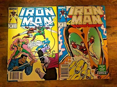 Buy Iron Man #223 & 224 Newstand (1987) - NM Condition • 9.46£