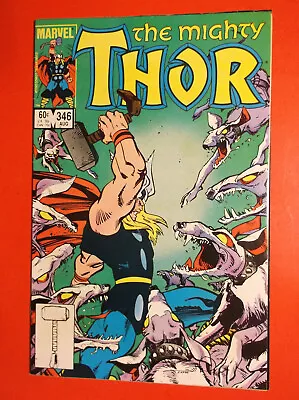 Buy THOR # 346 - VF 8.0 - 1st HOUNDS OF THE HUNTER APPEARANCE - 1984 • 5.96£