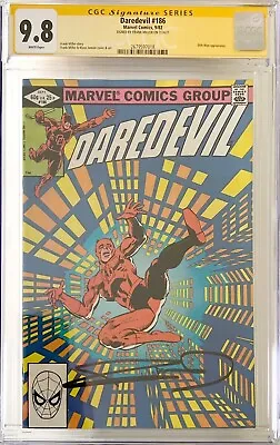 Buy Daredevil #186, Marvel Comics 9/82, CGC 9.8 • 204.69£