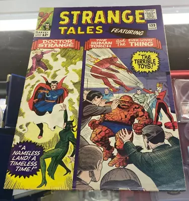 Buy STRANGE TALES #133 JACK KIRBY COVER ART 1965 Silver Age Marvel Comics • 30.25£