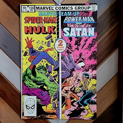 Buy Marvel Team-Up #126 NM (Marvel 1983) Spider-Man & HULK, POWER-MAN & Son Of Satan • 11.02£