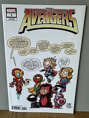 Buy Avengers #1 - Skottie Young  Baby  Variant Cover - Marvel Comics/2023 • 4.50£