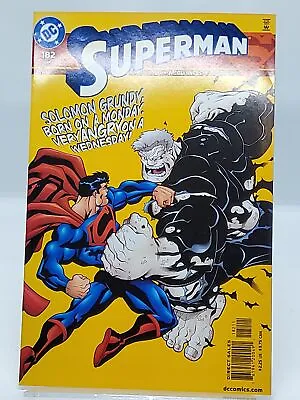 Buy Superman #182 VF/NM Solomon Grundy DC 2002 • 2.77£