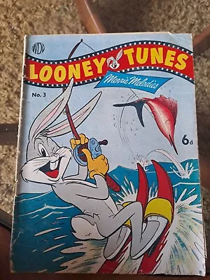 Buy 4 Dell Comics 1952  Looney Tunes Bugs Bunny Golden Age Including GB 3 • 10£