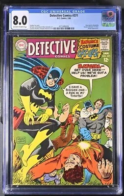Buy Detective Comics #371 Cgc 8.0 Batman Robin Batgirl Carmine Infantino • 236.24£