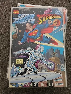 Buy Silver Surfer / Superman #1 - Marvel / DC Comics January 1997 VF 8.0 • 4£