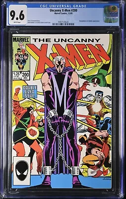 Buy UNCANNY X-MEN #200 CGC 9.6 Trial Of Magneto Marvel 1985 Lilandra Appearance • 80.43£