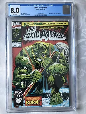 Buy Toxic Avenger #1 - Marvel - CGC 8.0 - Troma Films Character • 33.89£