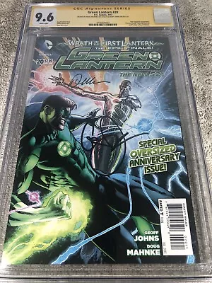 Buy Green Lantern 20 CGC 2XSS 9.6 Johns Mahnke Wraparound Cover 7/07 • 143.91£