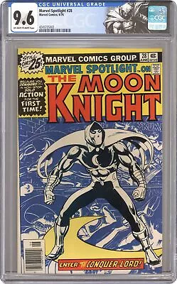 Buy Marvel Spotlight #28 CGC 9.6 1976 4245725002 1st Solo Moon Knight App. • 466.03£