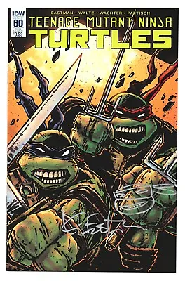 Buy Teenage Mutant Ninja Turtles #60 Idw Signed And Sketch By Eastman 2016 • 43.48£