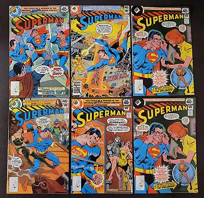 Buy Superman WHITMAN Variants #330, 331, 332, 336, 340 Bronze VF • 35.97£