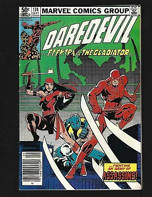 Buy Daredevil #174 (News) FN+ Miller 3rd Elektra 1st Hand & Kirigi Kingpin Gladiator • 14.98£