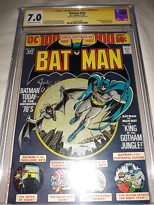 Buy BATMAN #254 CGC SS 7.0 ( FN / VF ) 1974 - Signed Joe Giella - Man Bat Appearance • 153.74£