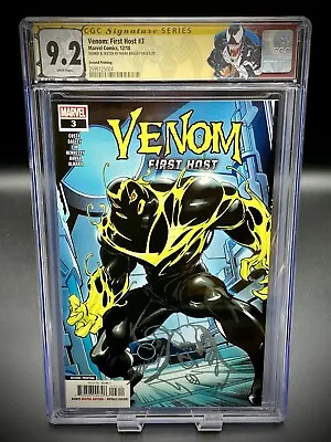 Buy Venom: First Host 3 2nd Print Cgc 9.2 Ss Mark Bagley Sketch First Sleeper Rare! • 236.51£